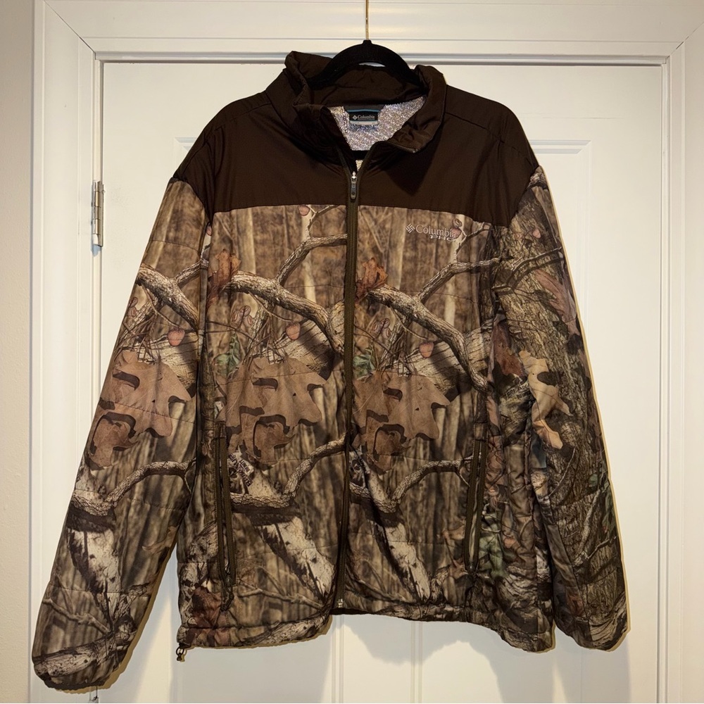 Columbia Men’s Realtree Camouflage Puffer Jacket - Brown/green